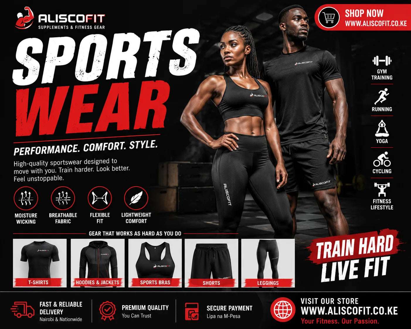 SPORTS WEAR & ACCESSORIES