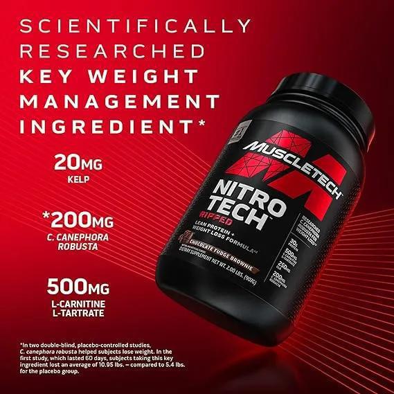 Muscletech Nitrotech Ripped 4lb Weightloss & Weight Management