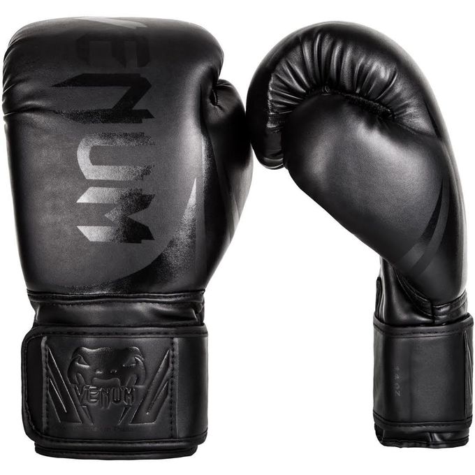Venum Elite Boxing Gloves - Black& Gold 16 OZ