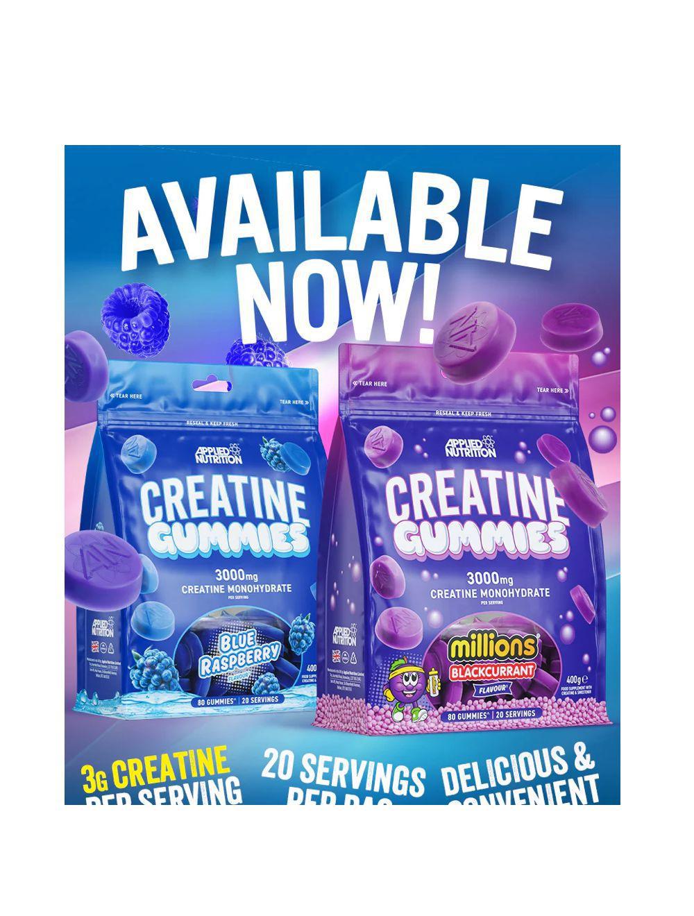 Applied Nutrition Creatine Monohydrate Gummies 80gummies 20Serving 400g