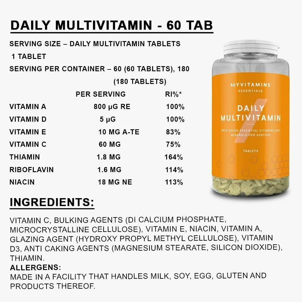 Daily Multivitamin Tablets | MYPROTEIN