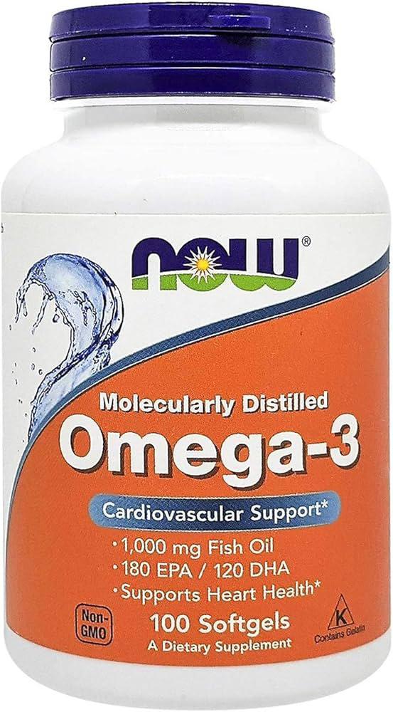NOW Omega-3 100 Soft gels 1000mg