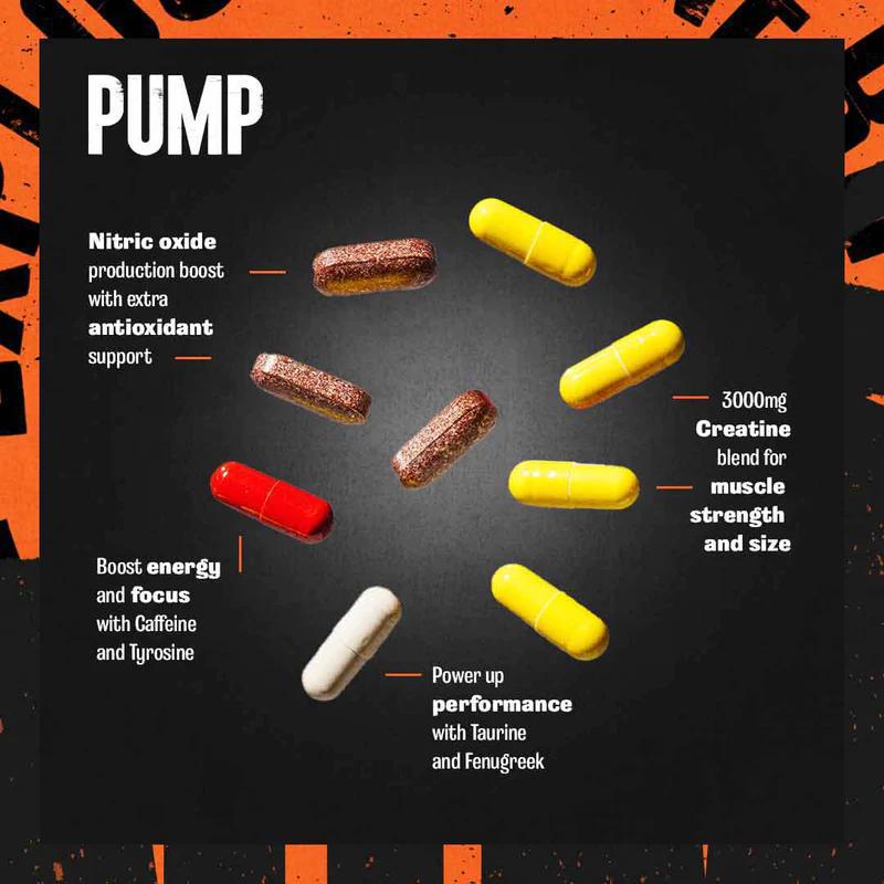 Animal Pump Pre-Workout Supplement – for Energy, Focus and Muscle Volumizing, with Nitric Oxide Boosters Including Stims and Nootropics, Creatine, and Ultimate Pump Enhancer, 30 Packs