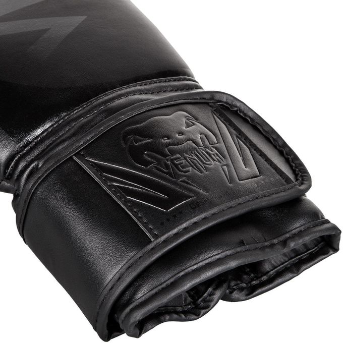 Venum Elite Boxing Gloves - Black& Gold 16 OZ