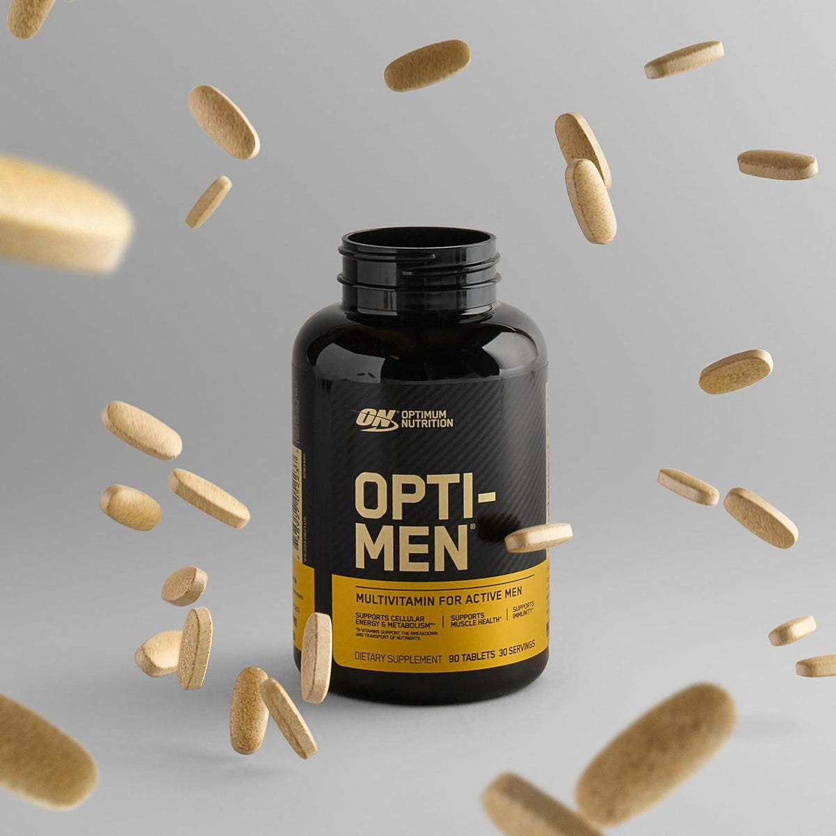 Optimum Nutrition Opti-Men, Vitamin C, Zinc and Vitamin D, E, B12 for Immune Support Mens Daily Multivitamin Supplement optimen