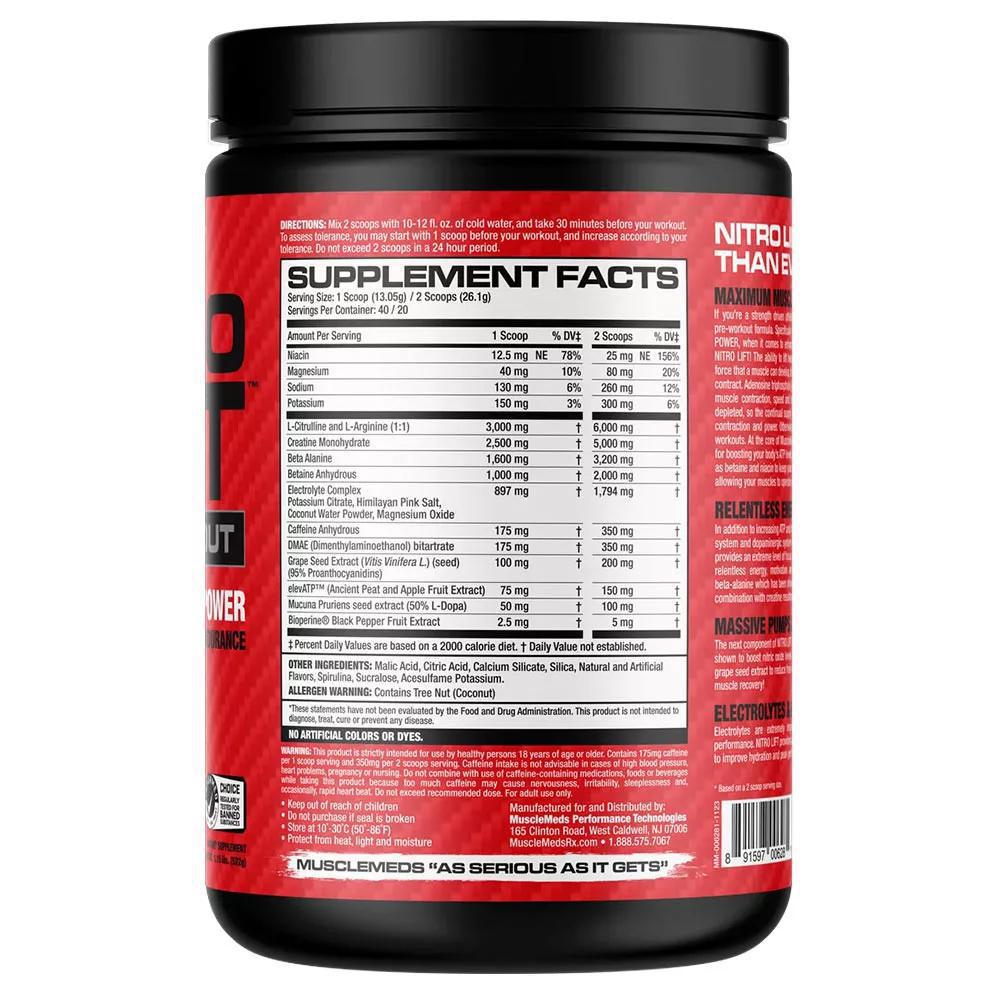 MuscleMeds Nitro Lift – Pre-workout