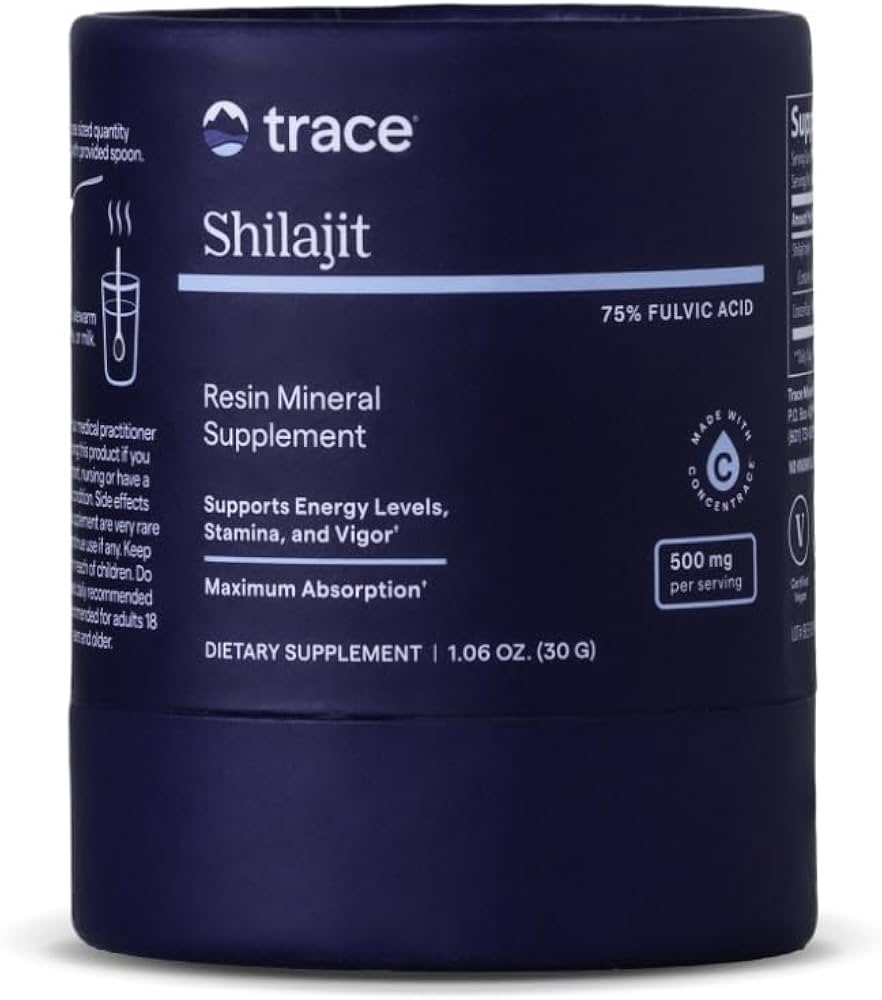 Trace Shilajit Resin Mineral Supplement 60Servings