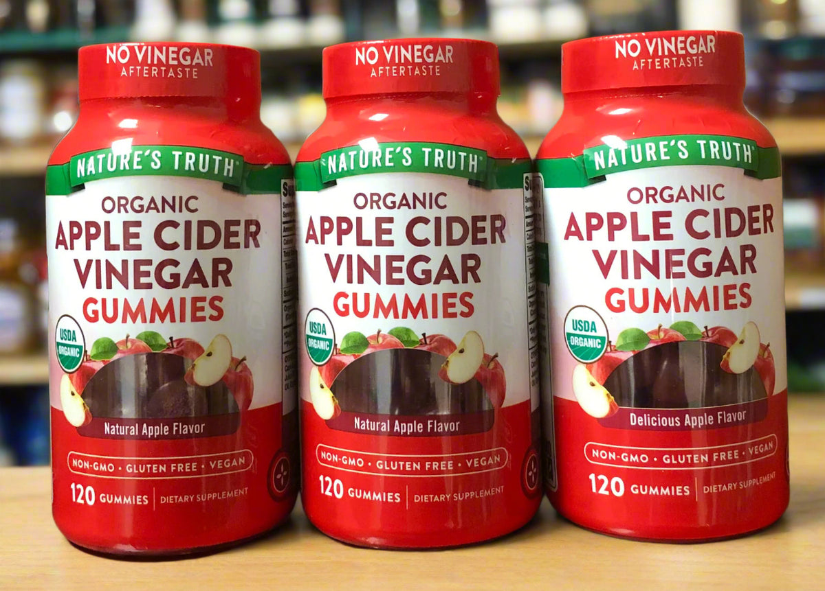 Nature's Truth Organic Apple Cider Vinegar Gummies 60gummies 30servings
