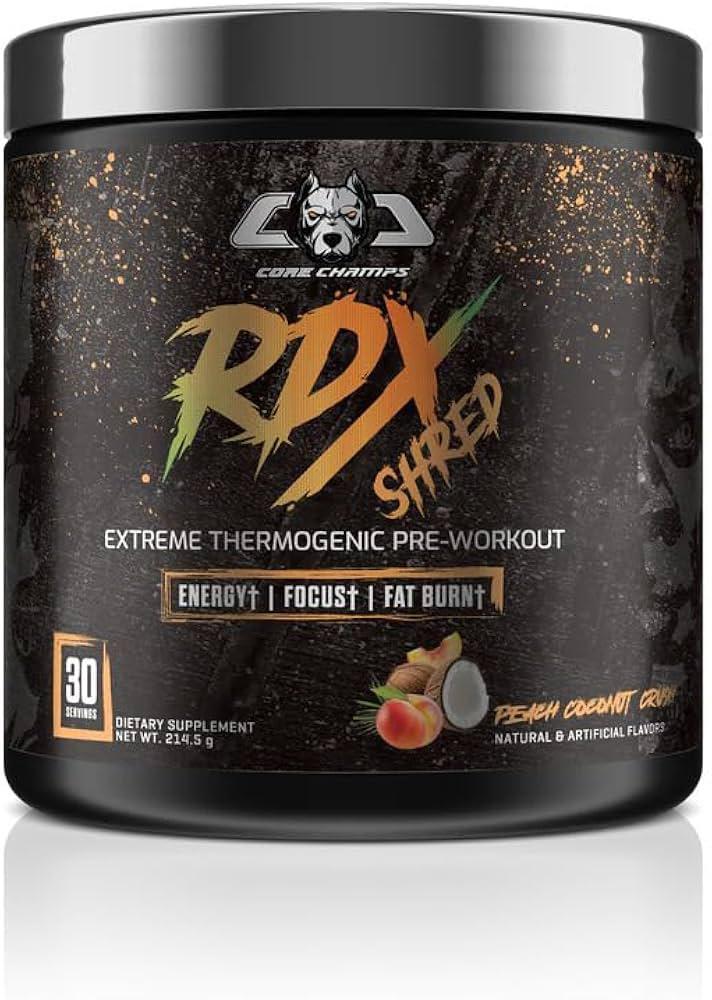 Core Champs RDX  Treme Pre-Workout  Intense Energy 30 Servings