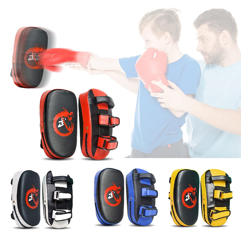 Curved Targets for Muay Thai, Thickened Boxing Pads for Kick Training