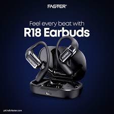FASTER R18 OWS Air-Vibe ENC Earphones – Advanced Noise TWS