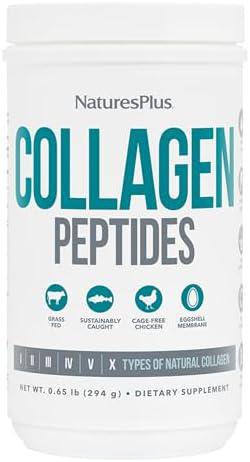 NaturesPlus Collagen Peptides - Hair, Skin, Nail & Joint Health, Immune System Support 294gm
