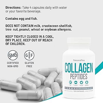 Nature's Plus Collagen Peptides Caps 120s