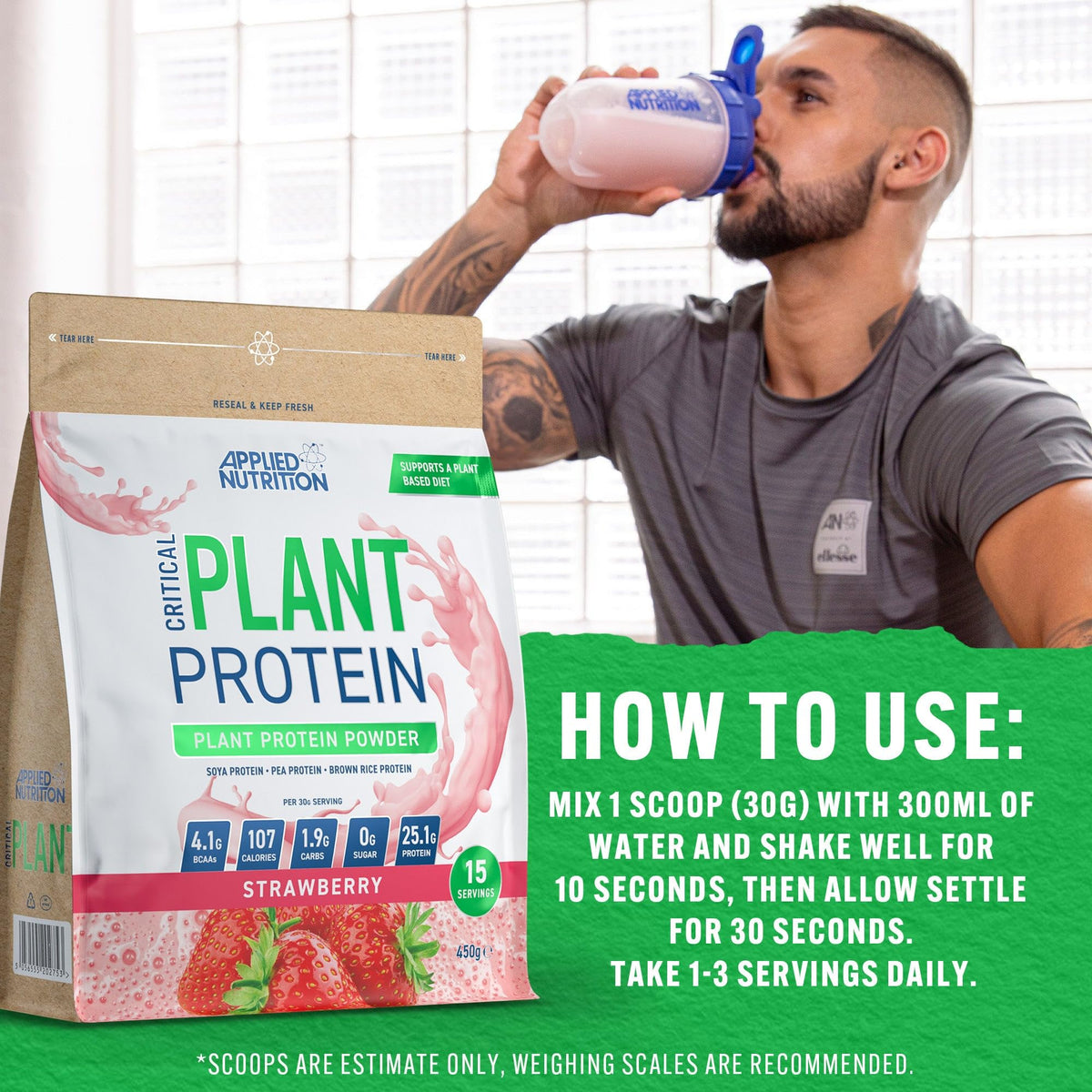 Applied Nutrition Critical Plant Protein Powder