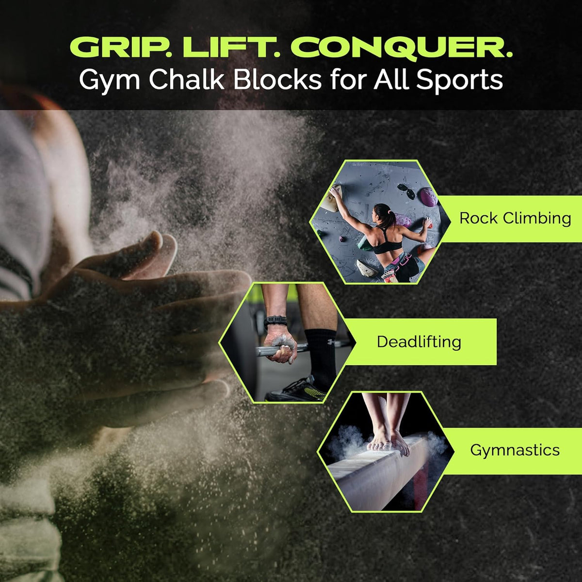 Sport Chalk Magnesium Carbonate