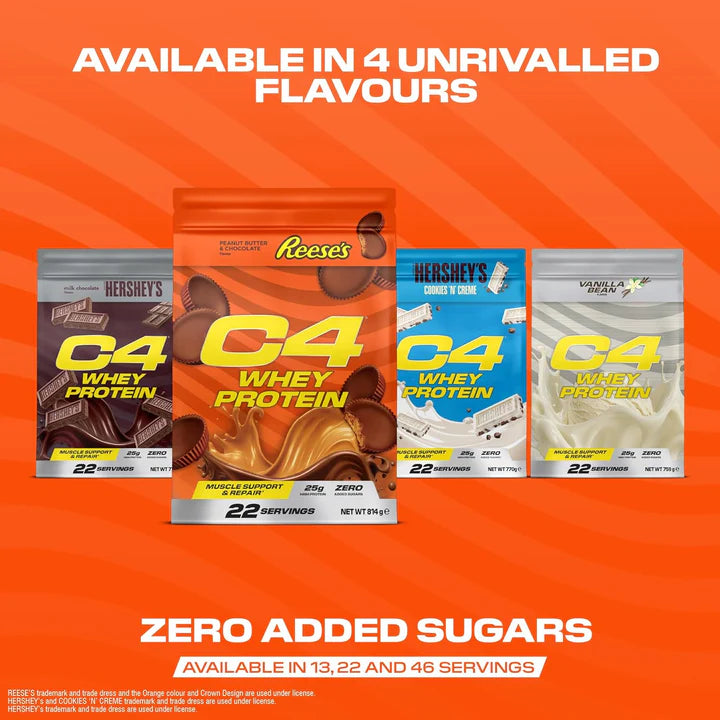 C4 Whey Protein Powder 816G 22 Servings