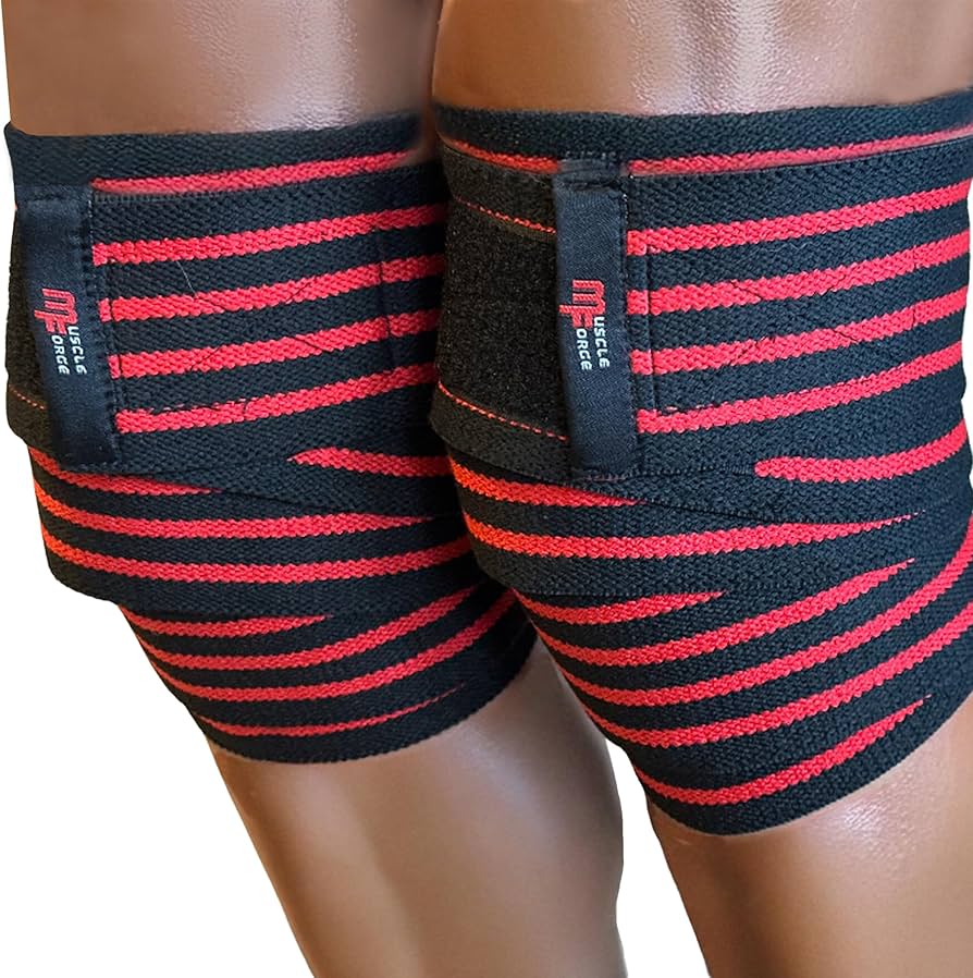 Wraps Lifting Leg Knee Compression Training Wraps Elastic Stripes