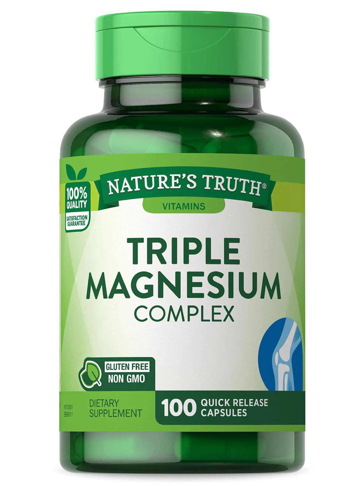 Natures Truth Triple Magnesium Complex 100S Quick Release Caps