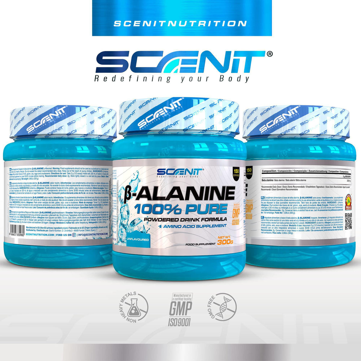 Scenit Beta Alanine 100% pure - 300g  150serving