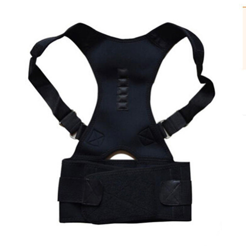 Adjustable Magnetic Posture Back Support Corrector Belt Band Belt Brace Shoulder Lumbar Strap Pain Relief Posture Waist Trimmer