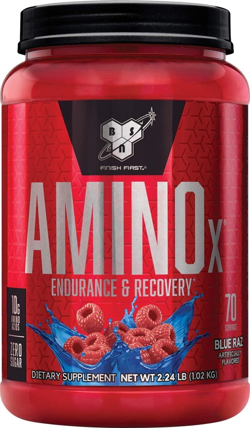 BSN Amino X Grape BCAA Powder - 30 Servings