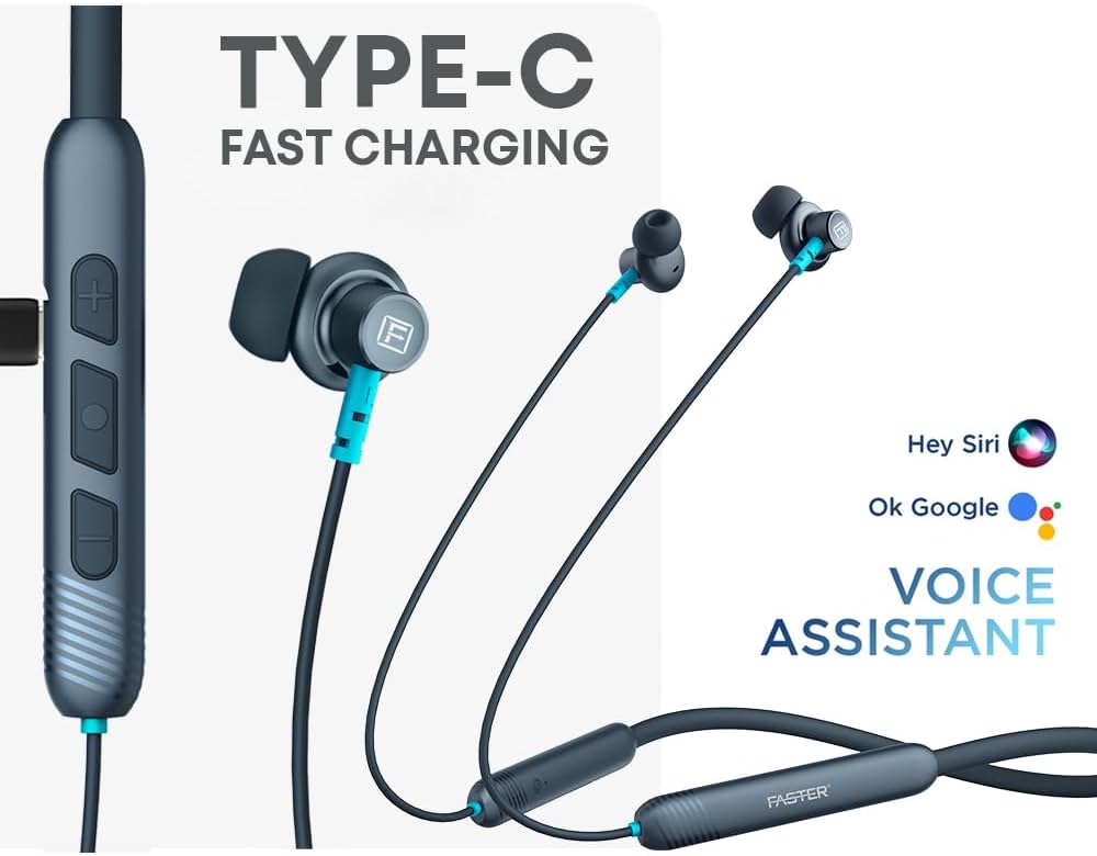Faster TG-330 Magnetic Neckband Wireless Bluetooth Earphones
