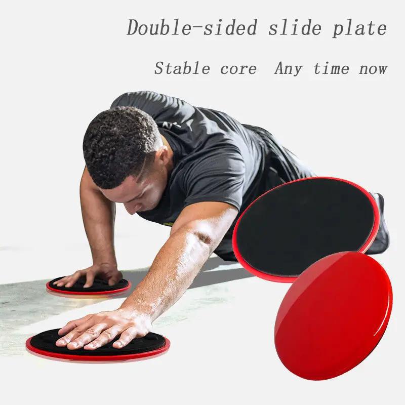 Fitness sliding gliding discs for full-body workouts.