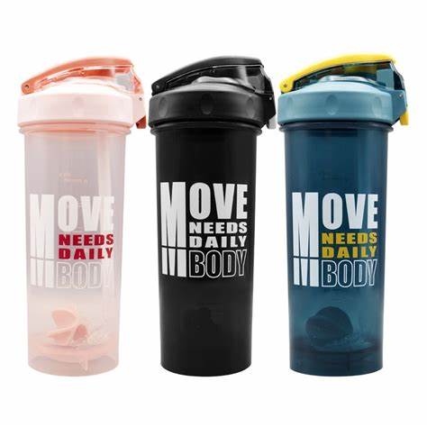 Sport Fitness Shaker Bottle Inspirational Move Your Body