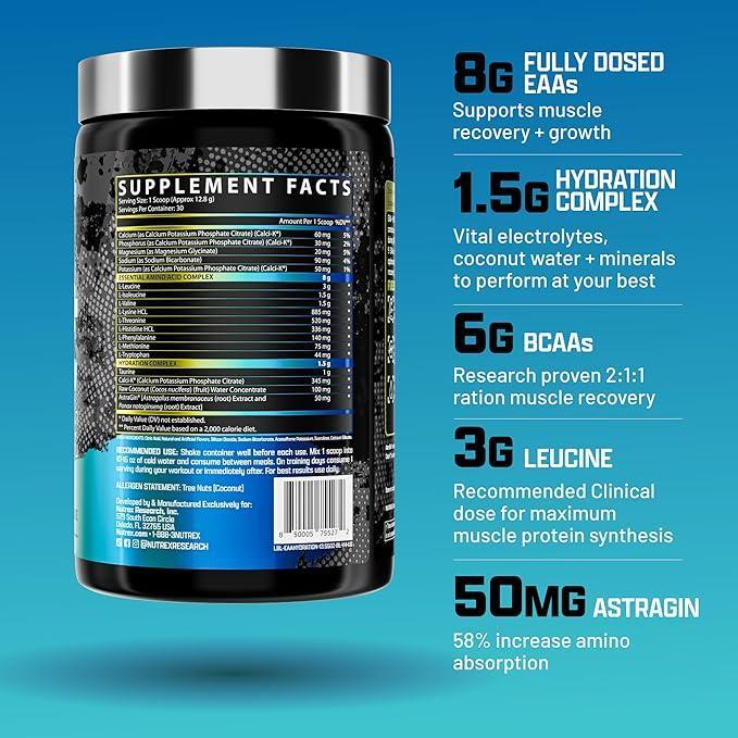 Nutrex EAA Hydration intra workout amino acid powder 