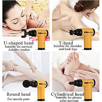 Portable massage gun for post-workout muscle relief.