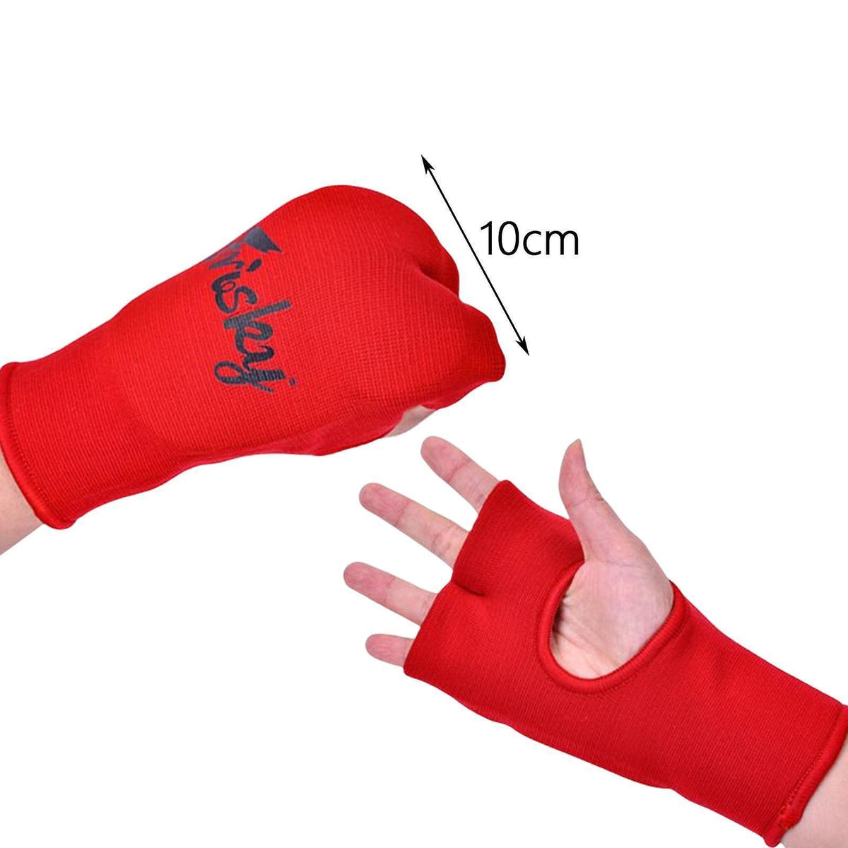 Red boxing inner hand mitts 