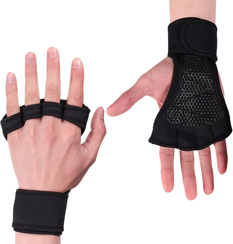 Breathable Weight Lifting Gloves with Full Palm Protection and Adjustable Wrist Support Aliscofit