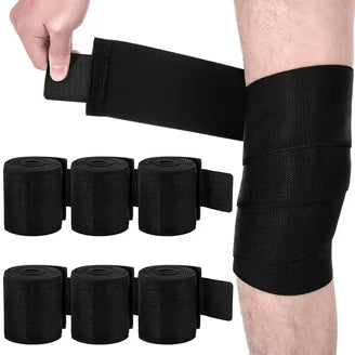 Wraps Lifting Leg Knee Compression Training Wraps Elastic Plain