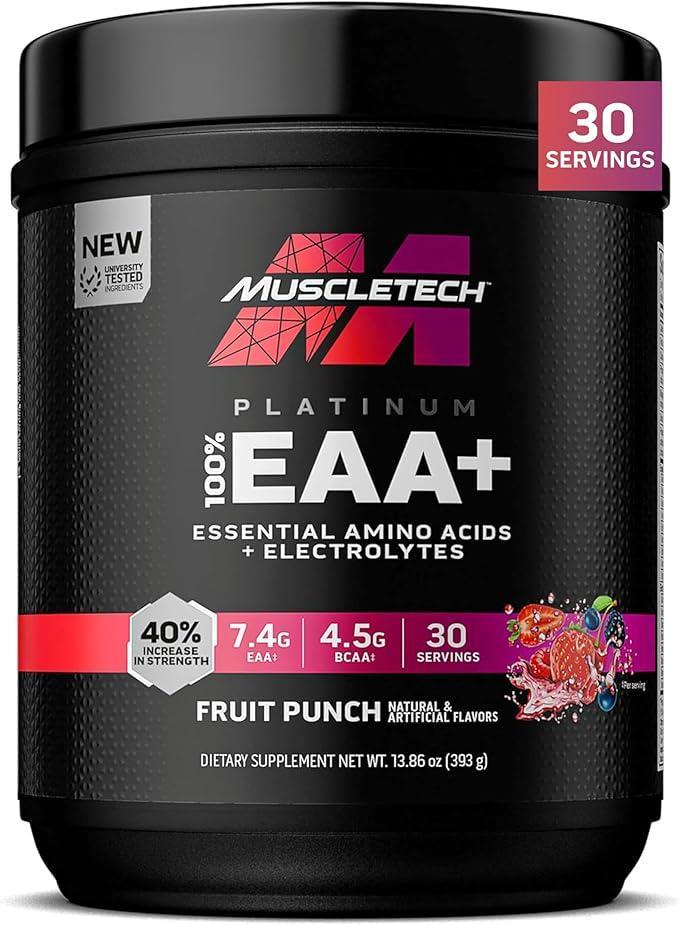 MuscleTech Platinum 100% Essential Amino Acids (EAA+) 30 Servings