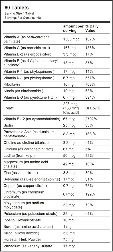 Body Builder Super Men's Multivitamin, 60 Capsules
