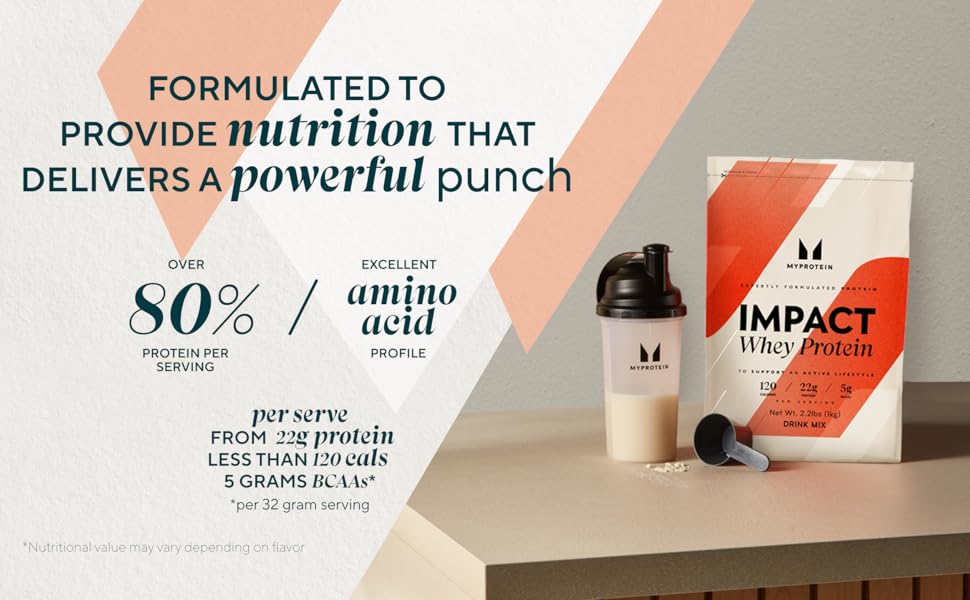 Myprotein Impact Whey Protein Powder – Build Muscle