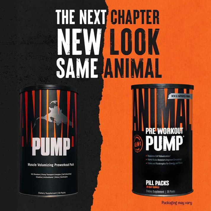 Animal Pump Pre-Workout Supplement – for Energy, Focus and Muscle Volumizing, with Nitric Oxide Boosters Including Stims and Nootropics, Creatine, and Ultimate Pump Enhancer, 30 Packs