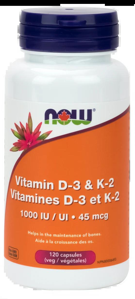 Vitamin D-3 & K-2 Capsules