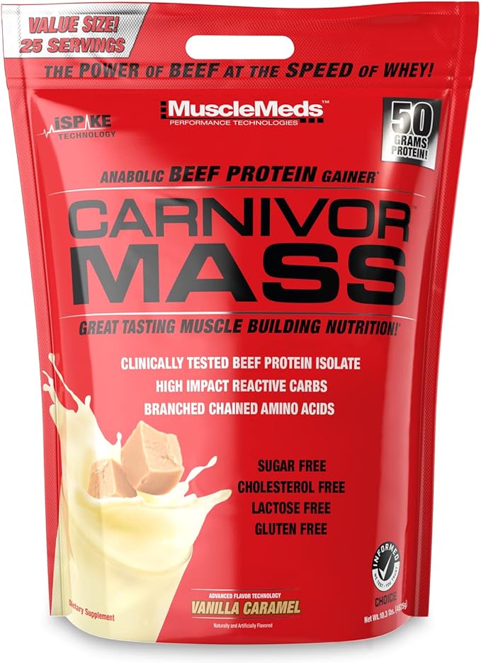 Carnivor Mass Anabolic Beef Protein Mass Gainer/ Lean Bulk
