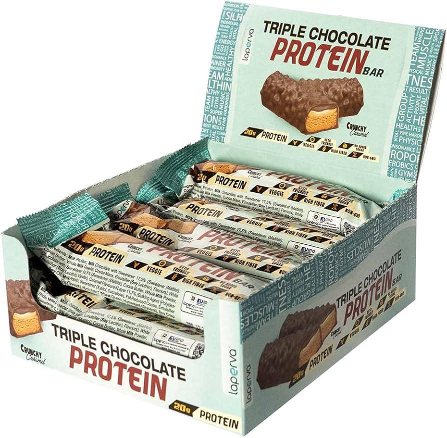 laperva triple chocolate protein bar 20g