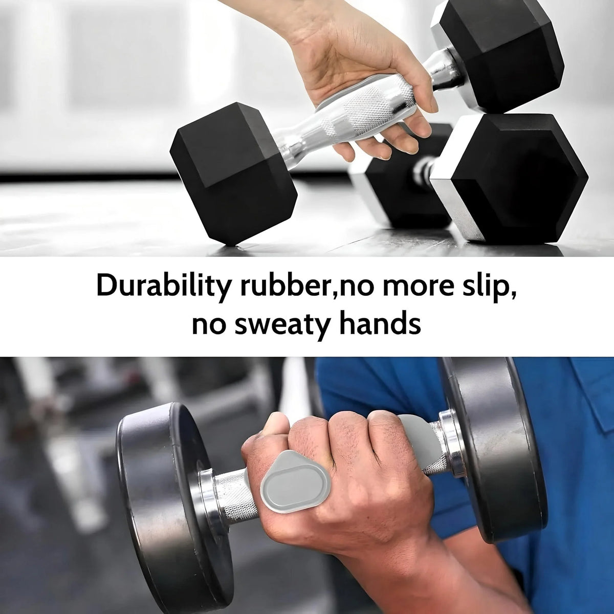 Silicone Weightlifting Grips | Non-Slip Gym Grip Pads for Men and Women