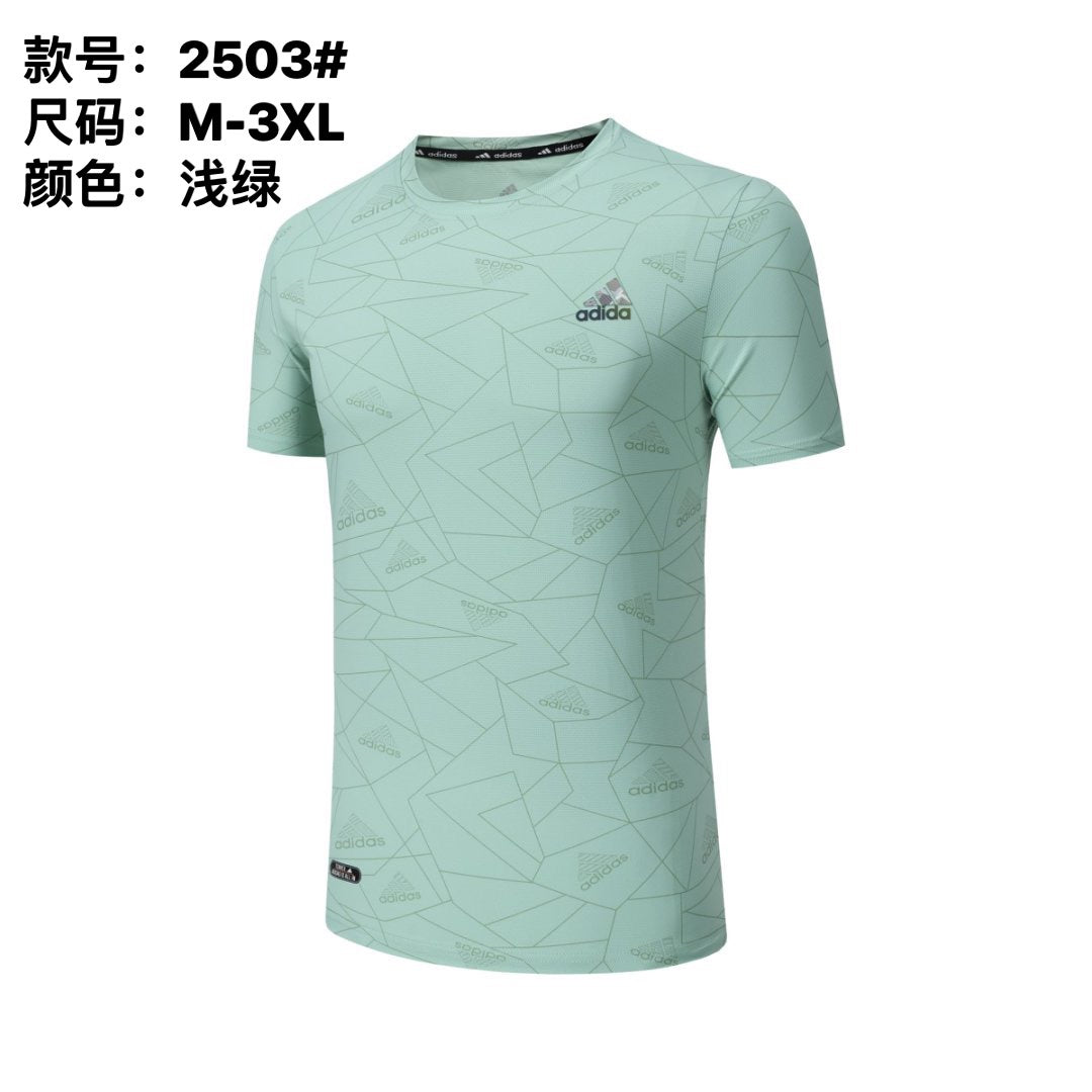 Adidas Men's T-Shirt  Climalite Sports Gym Workout Top New