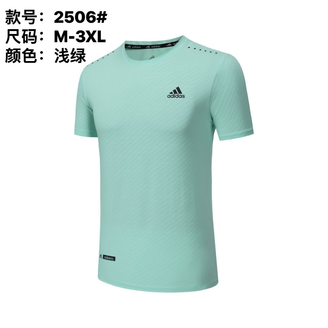 Adidas Men's Polyester Climalite XXL Fit T-Shirt green New