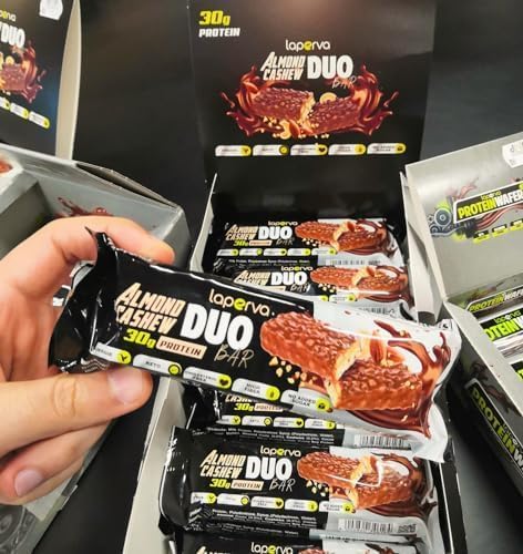 Laperva Almond Cashew Duo Protein Bar - 33% High Protein