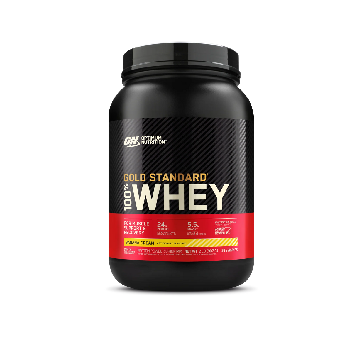 Optimum Nutrition Gold Standard 100% Whey Protein Powder 2LBS 29SERVING