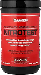 MuscleMeds Nitrotest Pre-Workout Supplement Drink 468grm 30serving