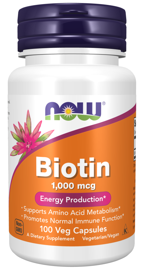 Now Biotin 1000 mcg  100 Veg Capsules
