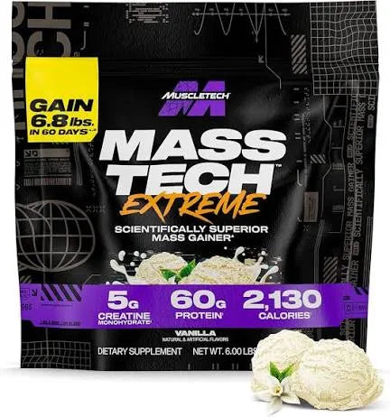 Masstech Mass Gainer Extreme 6lbs(2.72Kg) 5servings