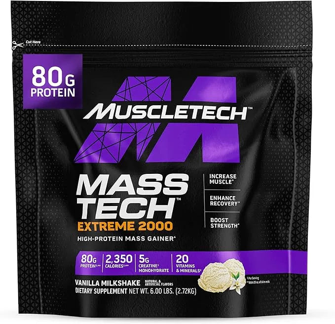 Masstech Mass Gainer Extreme 6lbs(2.72Kg) 5servings
