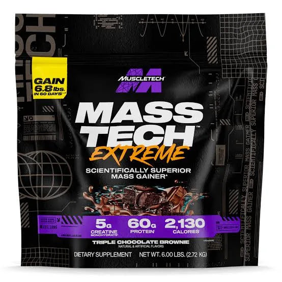 Masstech Mass Gainer Extreme 6lbs(2.72Kg) 5servings